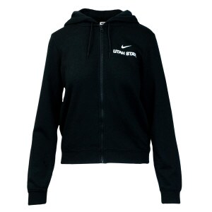 Women's Black Nike Utah State Full-Zip Jacket